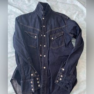 Like new TCB Indigo Ranchman Western Shirt